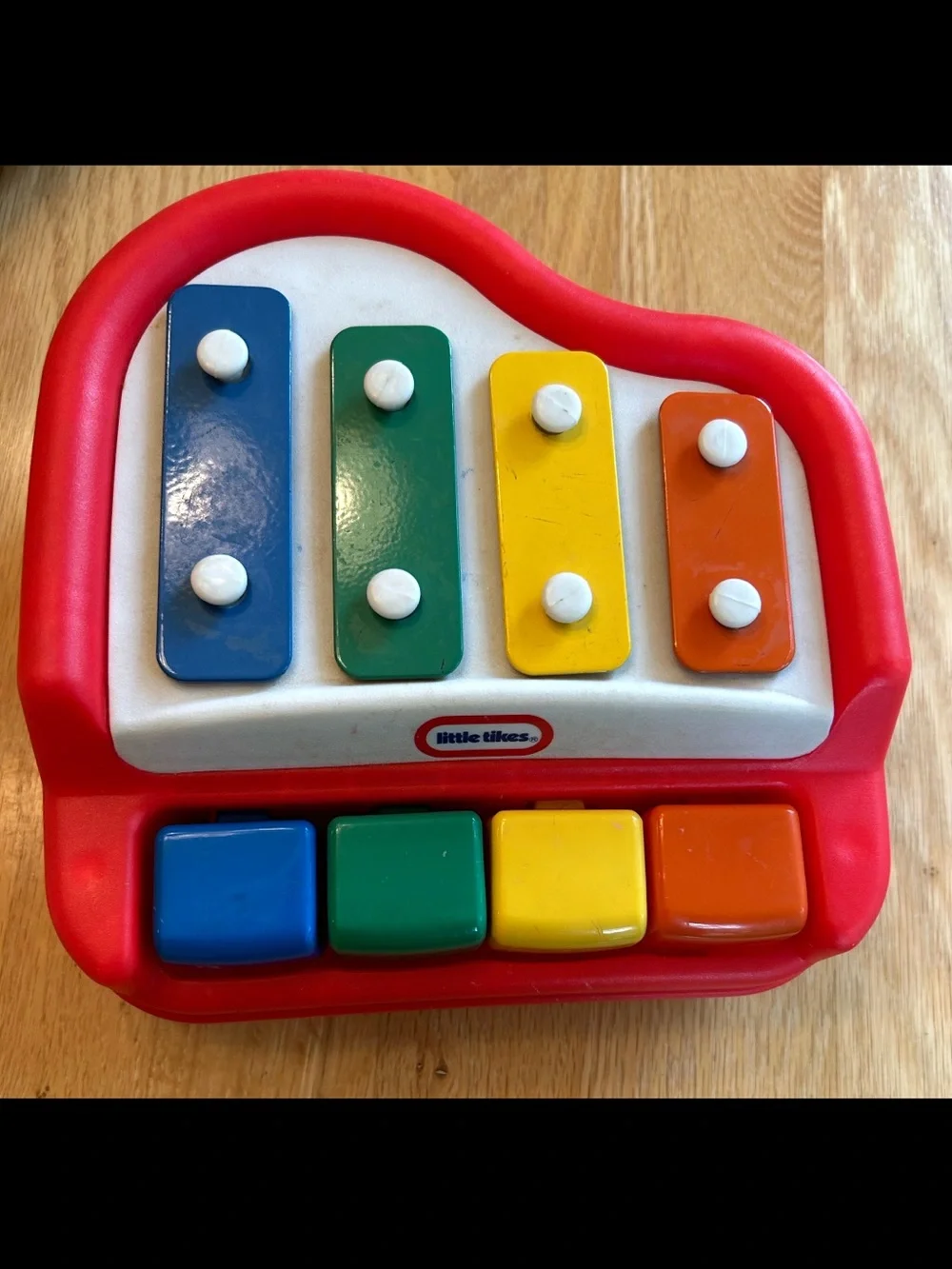 Little Tikes Tap a Tune Musical Piano Toy with Colorful Key Xylophone-Toddler